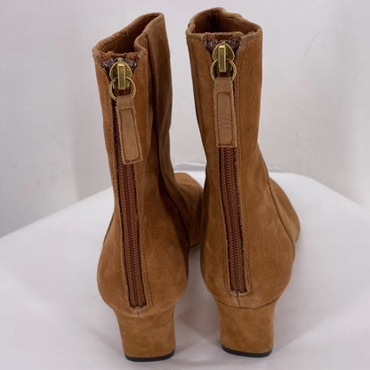 DARK TAN W Shoe Size 8 J CREW Boots