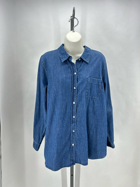 Size L J JILL Chambray Shirt