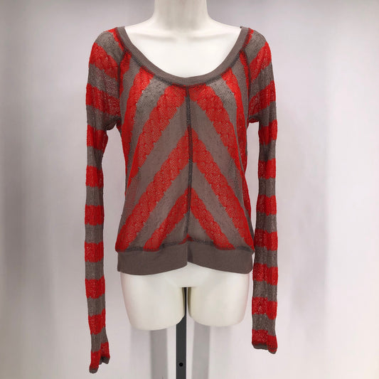 Size M WE THE FREE Stripe Sweater