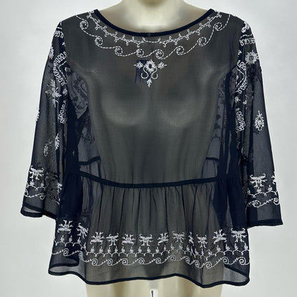 Size S FREE PEOPLE FLOWERS Shirt