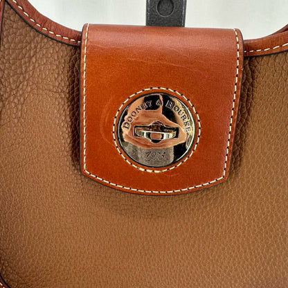Caramel DOONEY & BOURKE Pebbeled Leather Cross-body