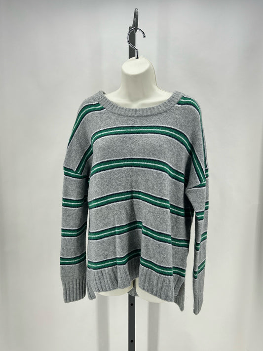 Size M J CREW Stripe Sweatshirt