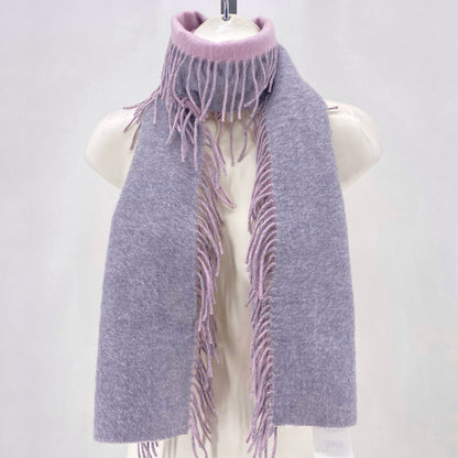 PURE CASHMERE Gray Scarf