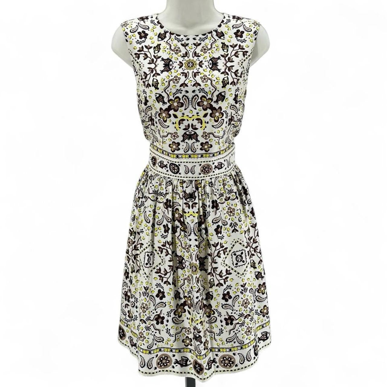 Size 8 TORY BURCH Silk Blend Floral Dress