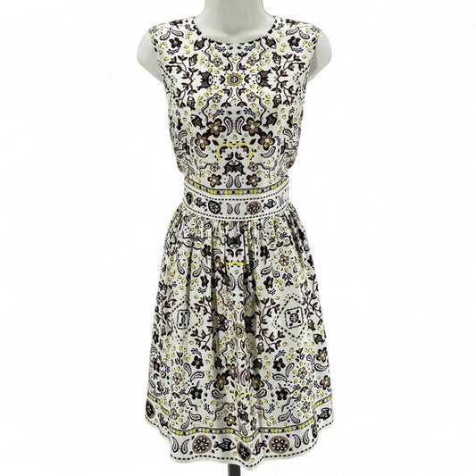 Size 8 TORY BURCH Silk Blend Floral Dress
