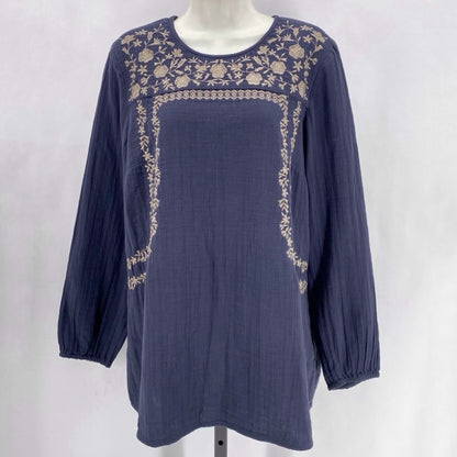 Size M J JILL GAUZE Tunic