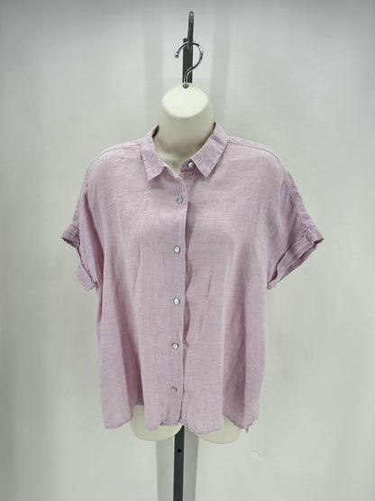 Size L TAHARI Linen Shirt