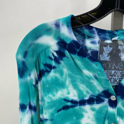 Size L YOUNG FAB & BROKE Rayon Tie dye Shirt