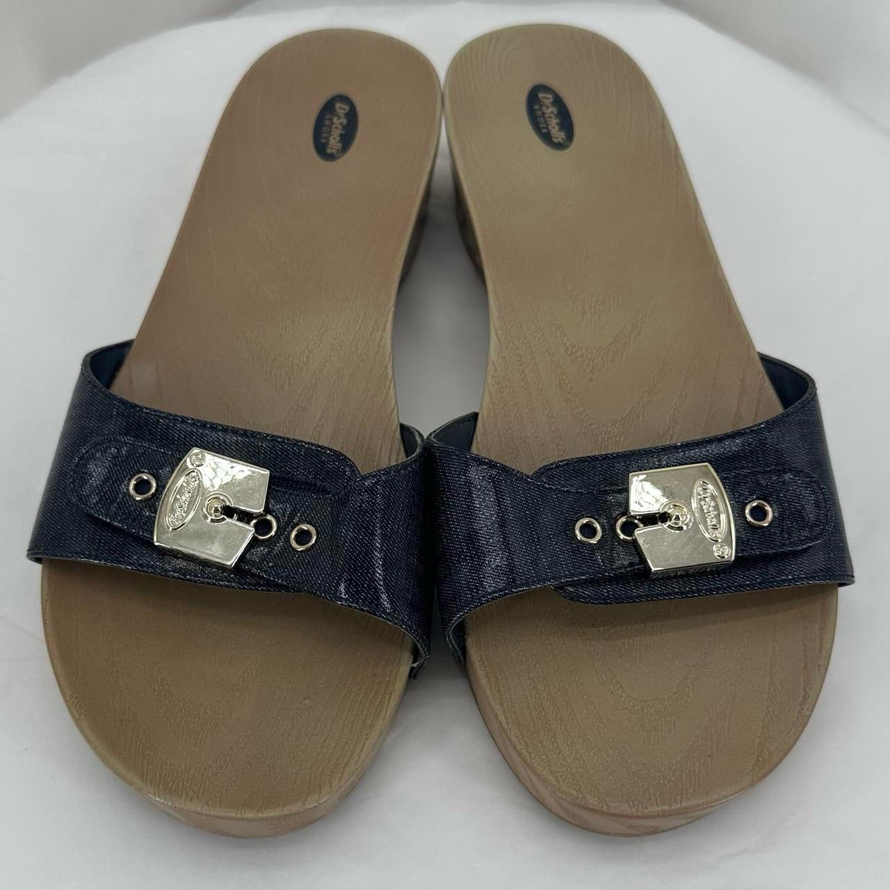 Navy W Shoe Size 8 DR. SCHOLL'S Sandals