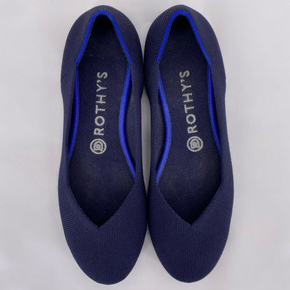 Navy W Shoe Size 8.5 ROTHY'S Flats