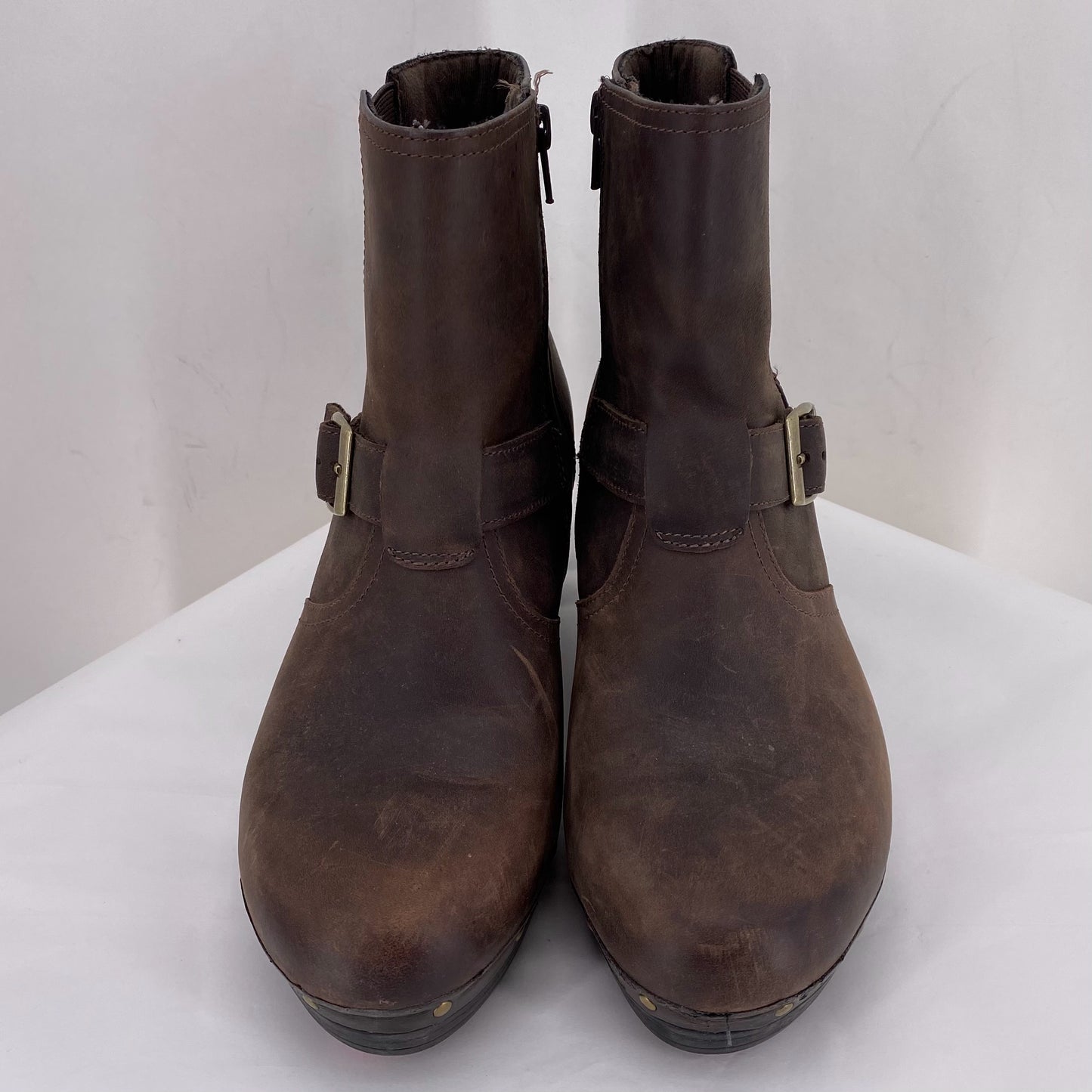 BROWN W Shoe Size 9 CLARKS Boots