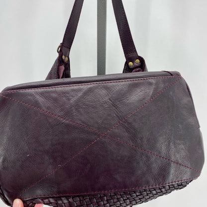 Purple SUNDANCE Leather Shoulder Bag