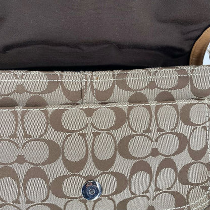 BROWN/TAN COACH Shoulder Bag