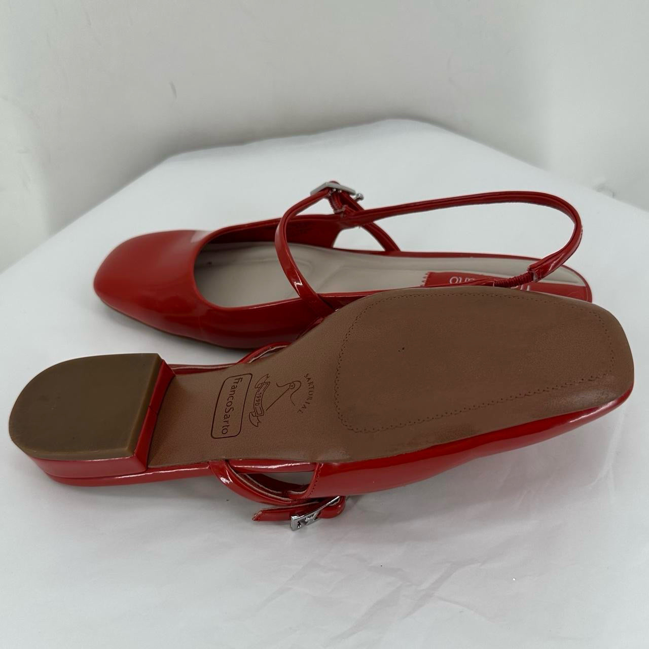 Orange W Shoe Size 8 FRANCO SARTO Flats