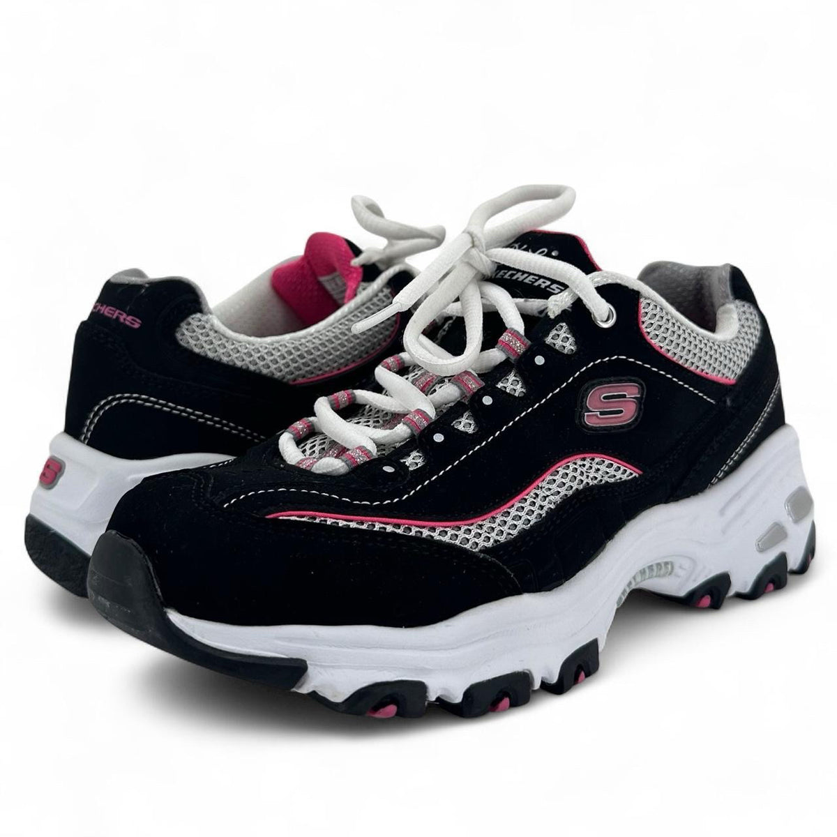 Black W Shoe Size 7 SKECHERS Sneakers