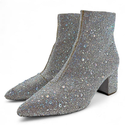 Silver W Shoe Size 9 Betsy Johnson Boots