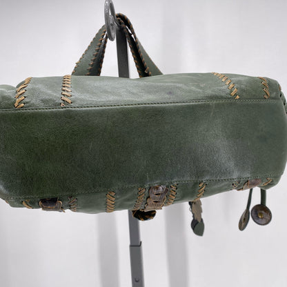Green ISABELLA FIORE Leather Shoulder Bag