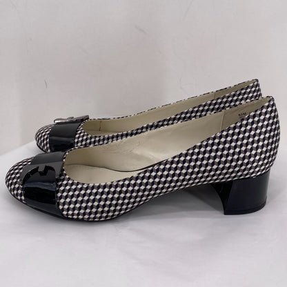 BLACK/WHITE W Shoe Size 8.5 ANNE KLEIN Pumps
