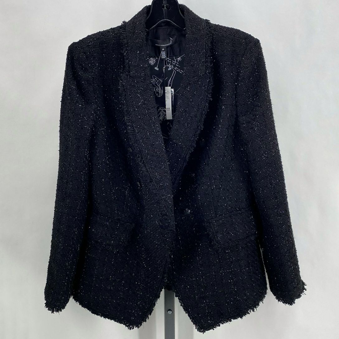 Size 10 WHITE HOUSE BLACK Tweed Blazer