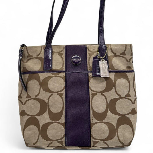 Tan COACH Tote