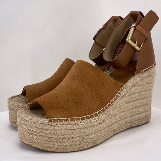 BROWN W Shoe Size 8 MARC FISHER Wedge