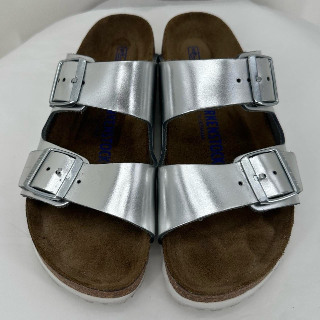 Silver W Shoe Size 8 BIRKENSTOCK Sandals