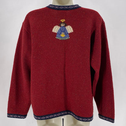 Size M TALBOTS CHRISTMAS Cardigan