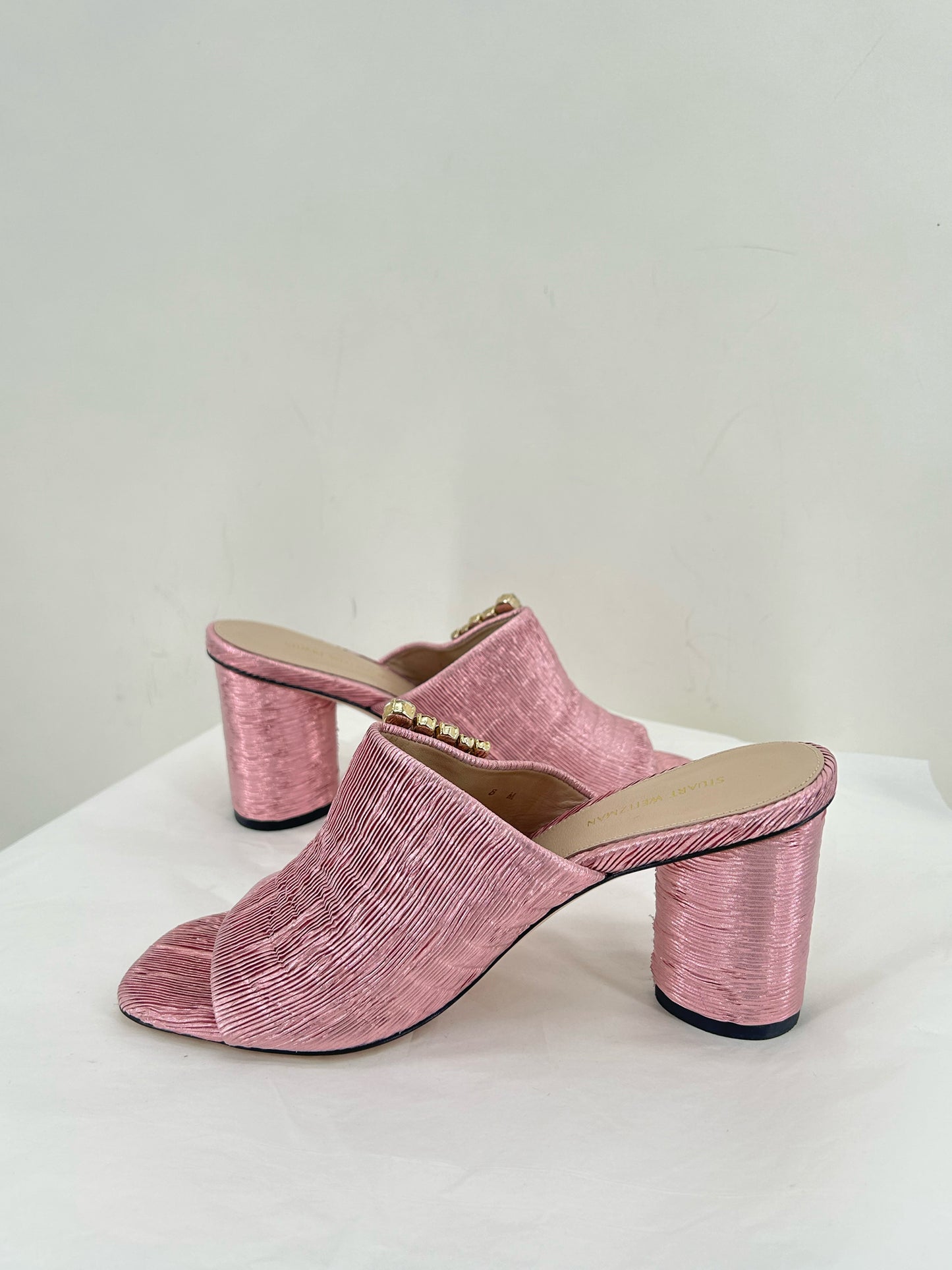 Pink W Shoe Size 8 STUART WEITZMAN Heels