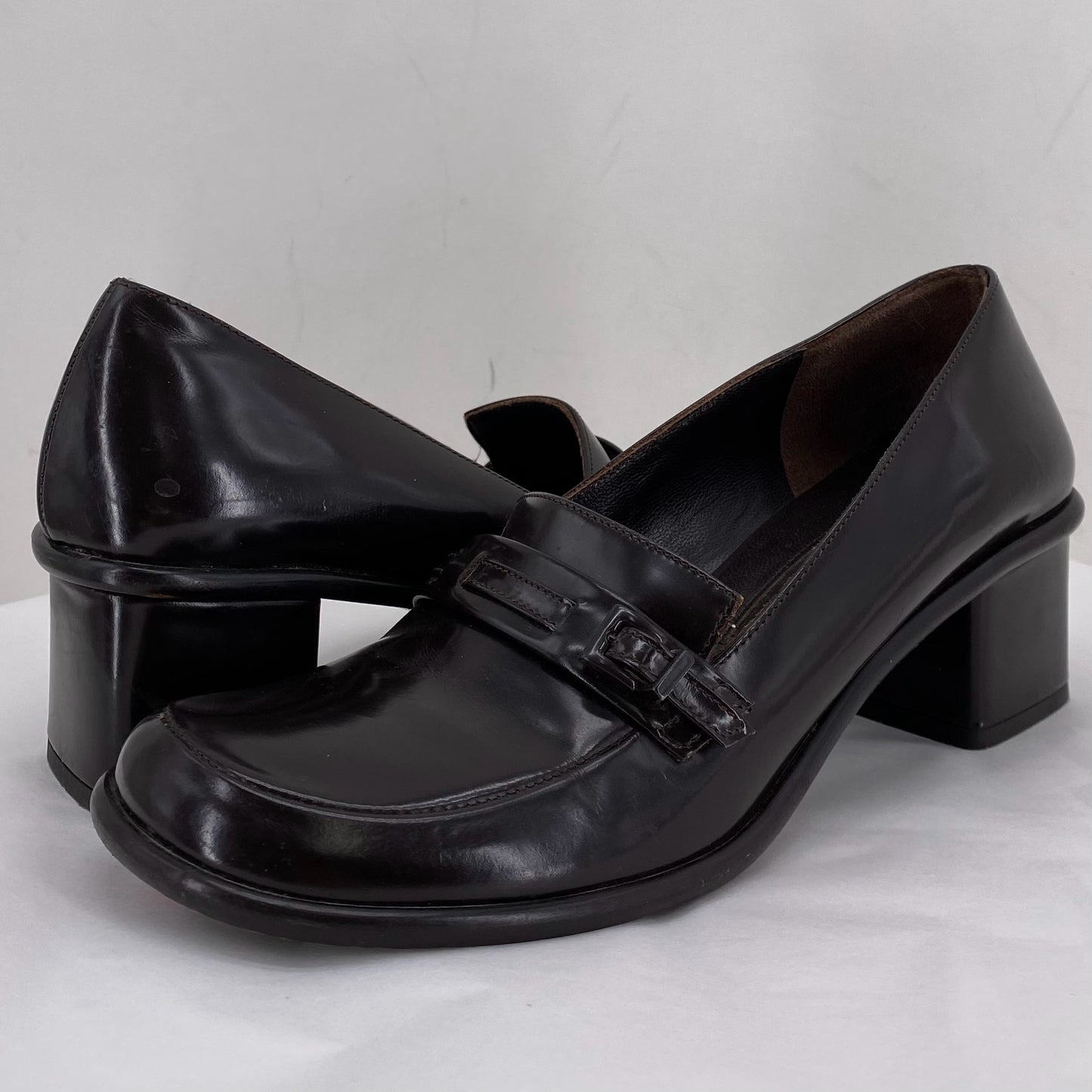 REDDISH BROWN W Shoe Size 6.5 VIA SPIGA Loafer