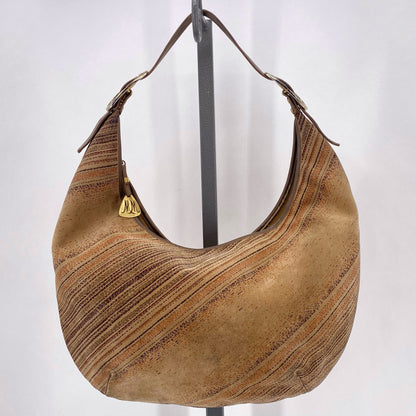 BROWN Leather Shoulder Bag