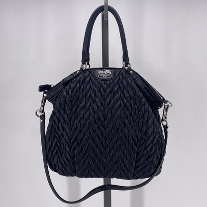 Black COACH Nylon Satchel