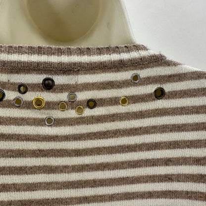 Size M Stripe Cardigan