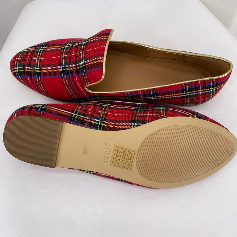 Red W Shoe Size 8.5 J CREW Flats