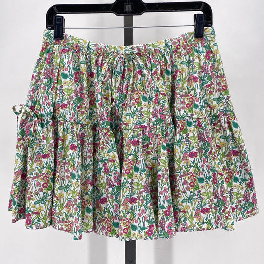 Size S J CREW Floral Skirt