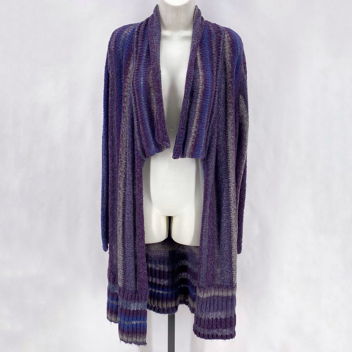 Size 1 CHICO'S Stripe Cardigan