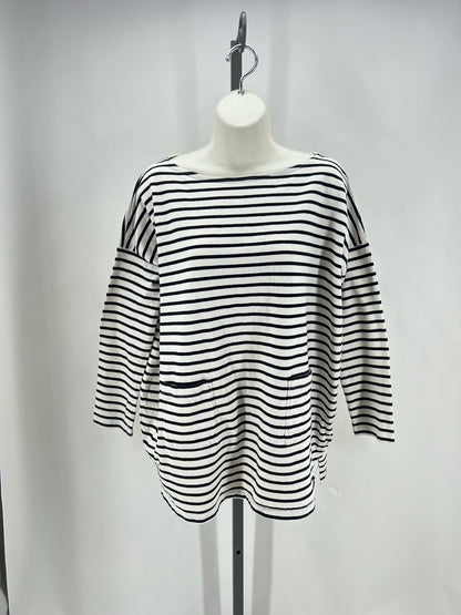 Size 4 HATCH Stripe Maternity Top