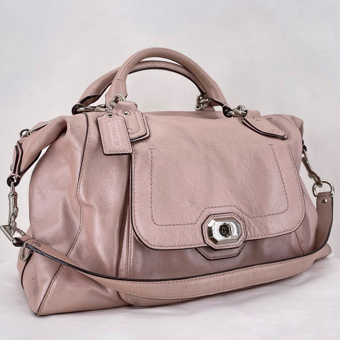 Pink COACH Satchel