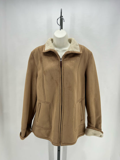 Size L TALBOTS FAUX SUEDE JACKET(outdoor)