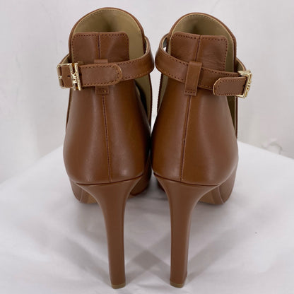 BROWN W Shoe Size 9 MICHAEL KORS shooties/booties