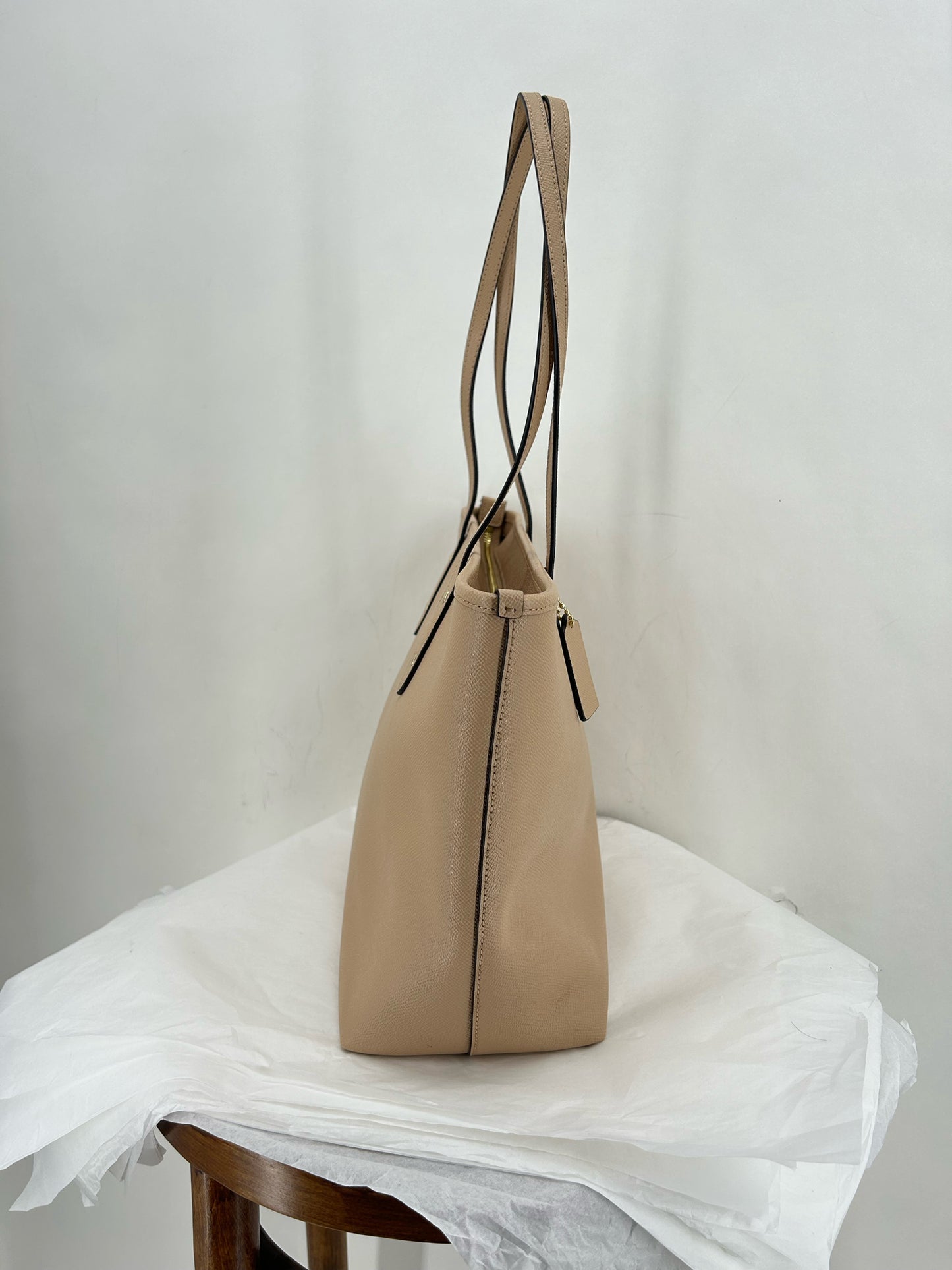 Beige COACH Tote