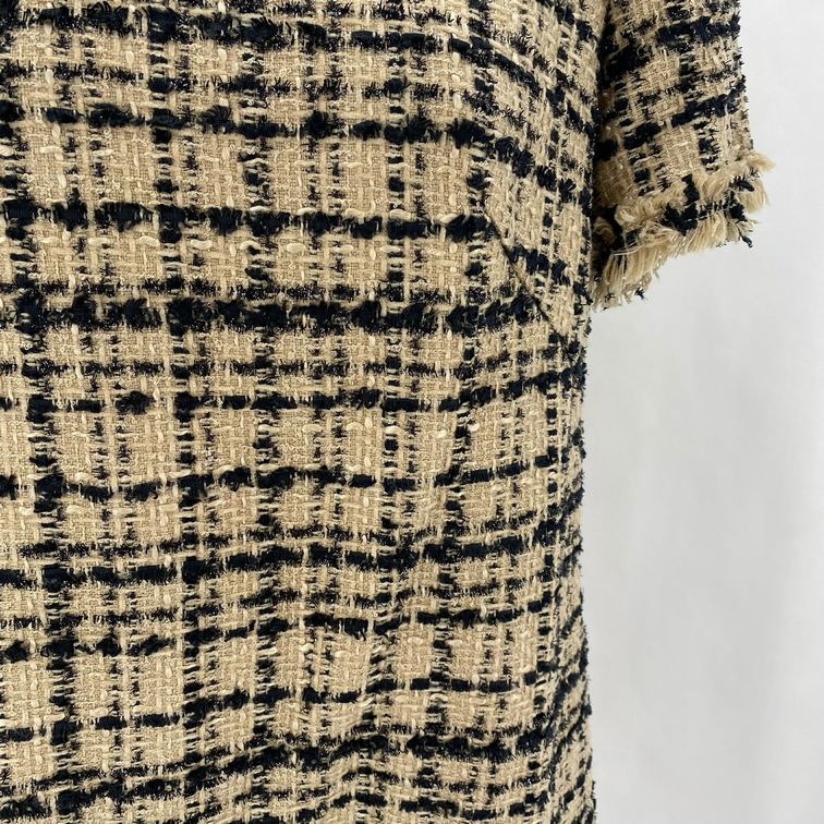 Size 4 KATE SPADE Tweed Plaid Dress