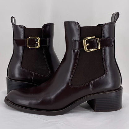 BROWN W Shoe Size 40 ZARA Boots