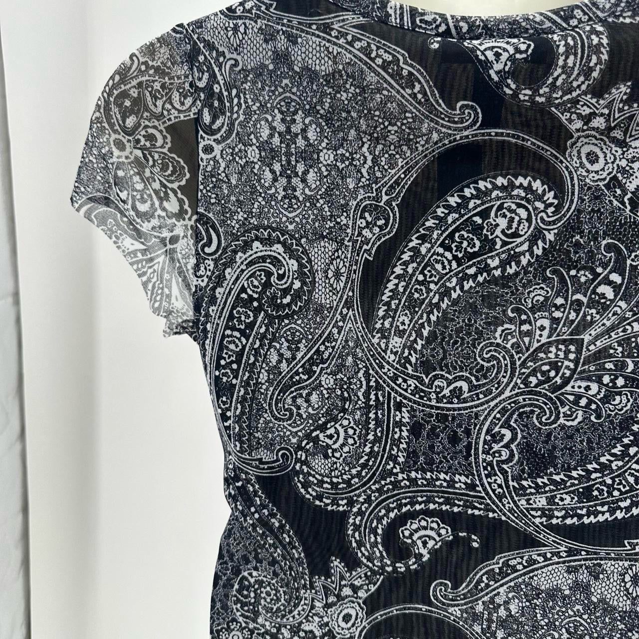 Size XL INC Paisley Shirt