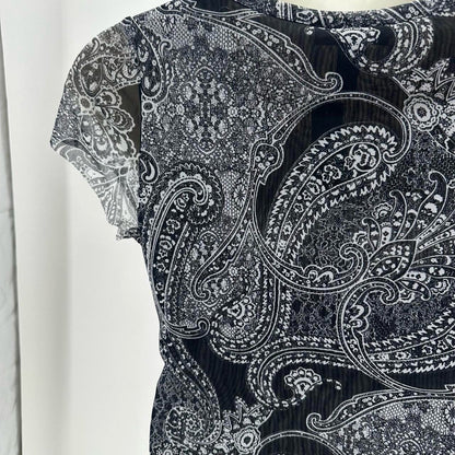 Size XL INC Paisley Shirt