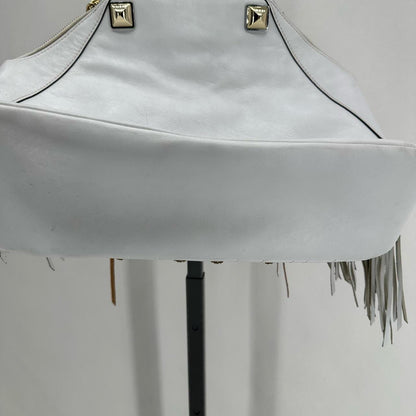 White RIBKOFF TRENDS Leather Satchel