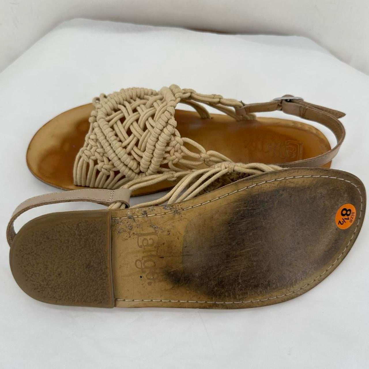 LT TAN W Shoe Size 8.5 LATIGO Sandals