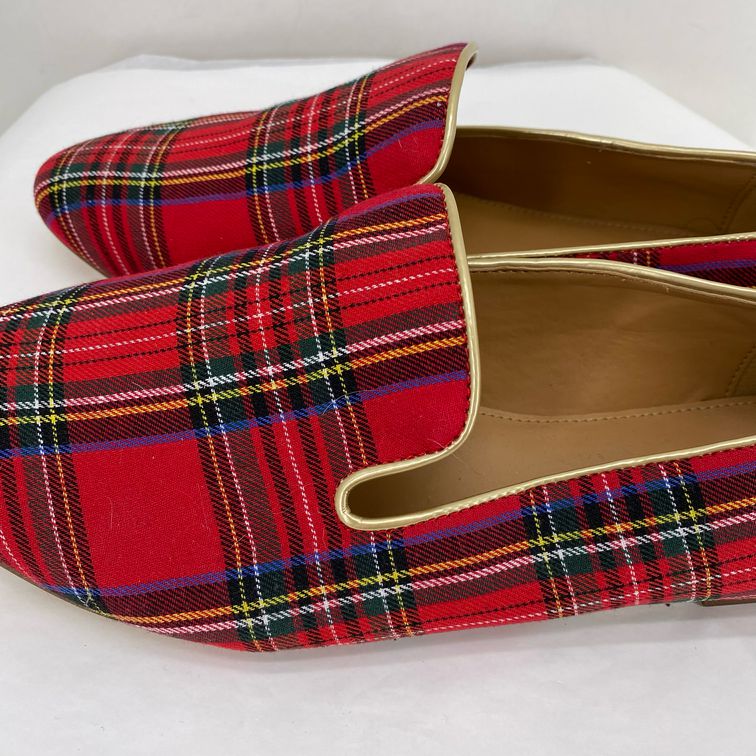 Red W Shoe Size 8.5 J CREW Flats