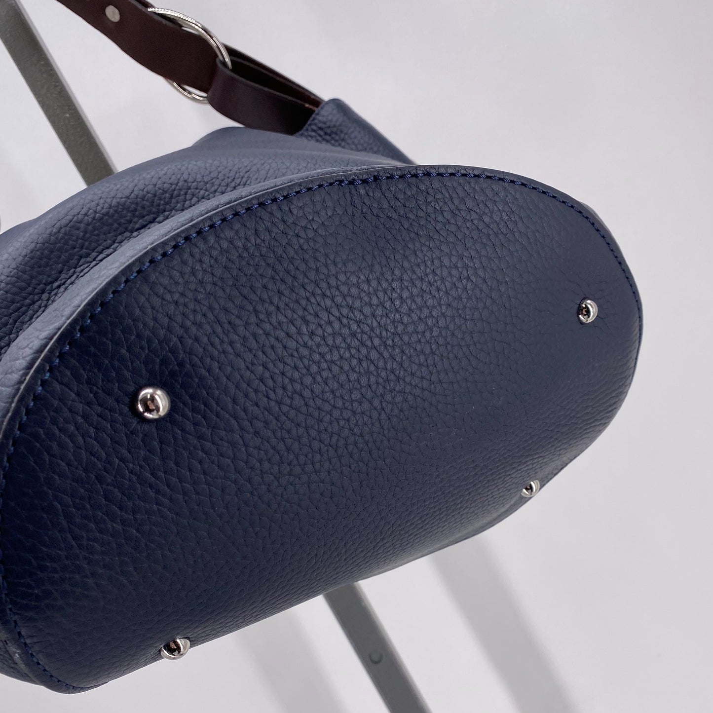 Navy DOONEY & BOURKE Leather Shoulder Bag
