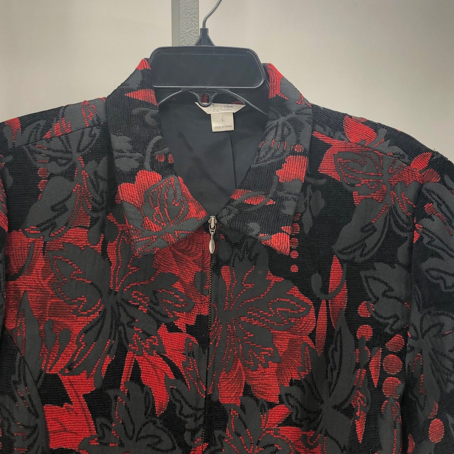 Size L Christopher & Banks Floral Jacket