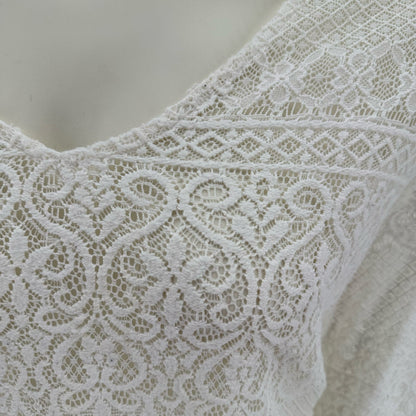 Size 3X RUFF HEWN Lace Shirt